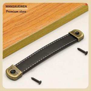 [COD] Furniture Handles Wardrobe Drawer Door Pull Leather Kitchen Cabinet Handles