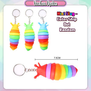 [uBeli] Mainan Ulat Caterpillar Toy Slug Toy Baby Sensory Toy Decompression Toy 毛毛虫玩具 解压玩具 - BT342