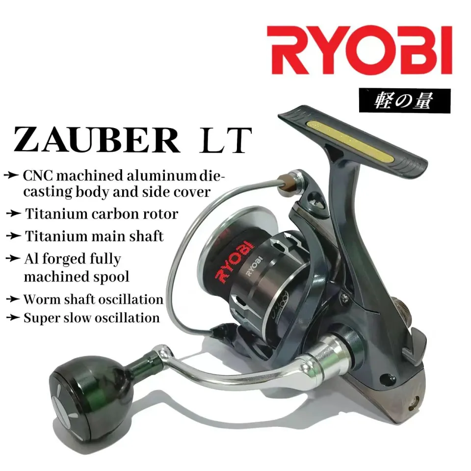 Ryobi ZAUBER Fishing Spinning Reel  Spinning reels, Fishing reels, Carbon  fiber