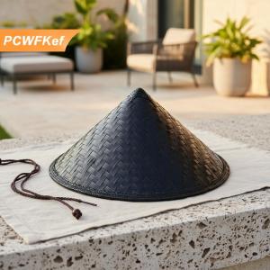 【PCWFKef】 Châu Á Samurai mũ rơm Nhật Bản Anime cosplay tre nón mũ nhẹ thoáng khí cho Đi Bộ Đường Dài Ngoài Trời và các bên