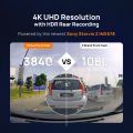 70mai A810 4K Dash Cam Dual Vision Car Recorder with GPS ADAS. 