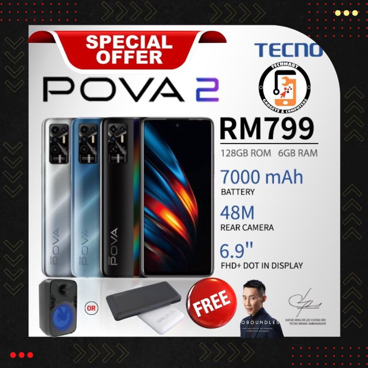 TECNO Pova Smartphone Level Up Unleash the Beast (6+128GB