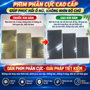Phim Phân Cực Màn Hình Laptop – Đủ Size Tặng Bộ Dụng Cụ Hỗ Trợ Dán