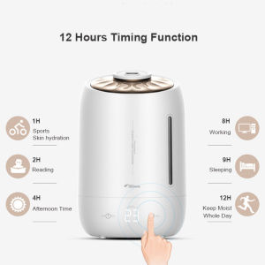 Deerma Humidifier F600 5L Air Ultrasonic Humidifier Touch Control and Air Purifying