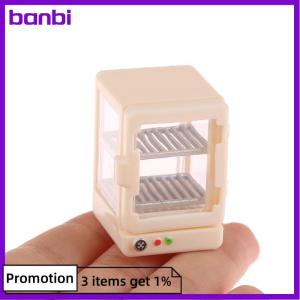 banbi ตู้โชว์ขนมปังขนมหวาน1 12บ้านตุ๊กตาเฟอร์นิเจอร์ครัวขนาดเล็กอุปกรณ์ตกแต่งบ้านตุ๊กตา