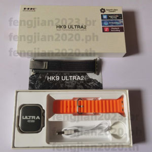 นาฬิกาข้อมือสมาร์ทวอทช์ HK9 Pro+ Gen 3 plus AMOLED 45 มม. เข็มทิศ NFC Series 9 เชื่อมต่อบลูทูธ แรงดันเลือด สัมผัสลื่น เหม