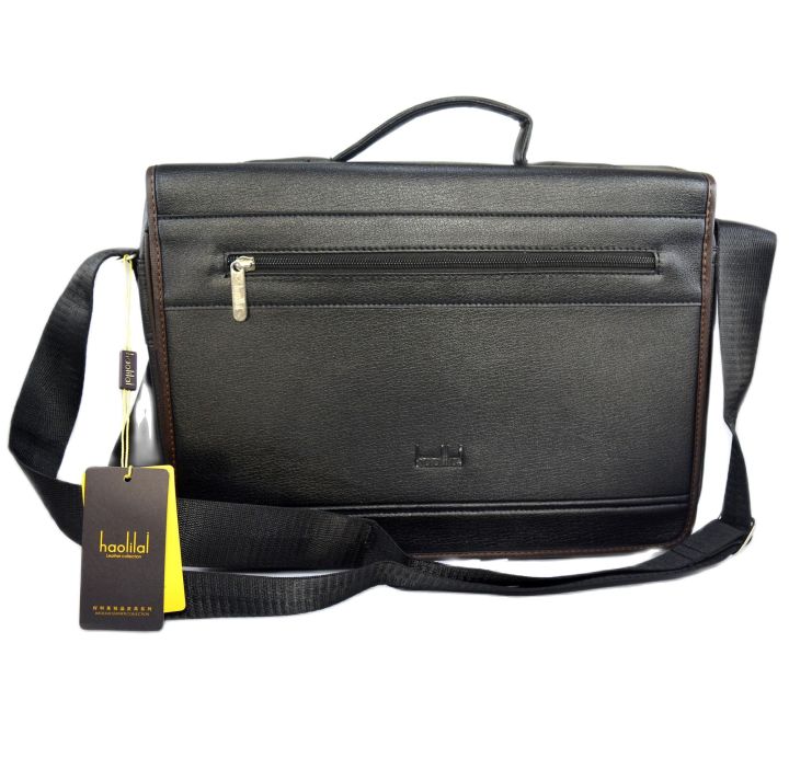 Haolilal Men's Executive Business Genuine Leather Bag Model  2971(Marktony Assorted Products)