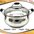 Double Circle Stainless Caldero Apple Pot Casserole16-24cm (SC-SAP). 