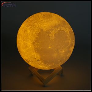 USB Rechargeable 3D Moon Lamp with Touch Control and Color Changing Features for Kids and Adults