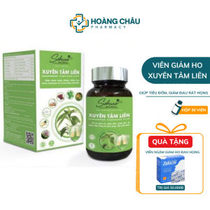 . Viên Uống Giảm Ho Sakura Xuyên Tâm Liên – Giúp Làm Dịu Cổ Họng Giảm Đờm Dễ Thở Bảo Vệ Đường Hô Hấp Lọ 30 Viên
