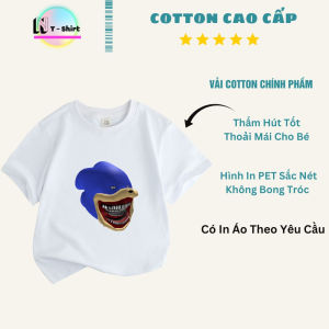 Áo thun cho bé trai bé gái in hình SHIN SONIC Chất liệu cotton chính phẩm mềm mịn thoáng thoáng mát 02