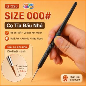 Cọ Tỉa Chi Tiết Martol  MARIE’S G1220 – Cọ Vẽ Line Nhỏ Nail Art Acrylic Màu Nước Cọ Vẽ Mini Đầu Nhọn Siêu Mảnh