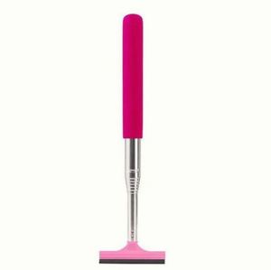 Car Side Mirror Wiper Squeegee Mini Size Retractable Glass Cleaning Tool 100cm Rubber Adjustable Rain Remover Windshield DIY Portable Handle Table Wipes Car Wash Dashboard Long Handle 1pc/set