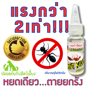 #เจลกำจัดมด ถ้าไม่ตายยินดีคืนเงิน #GERMANY ANT KILLER #ANT BAIT #กำจัดมด #ยาฆ่ามด #ยากำจัดมด มดตายยกรัง