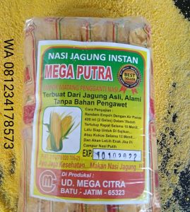 Nasi jagung Instan 10.pcs/ Beras nasi jagung /Sego ampok