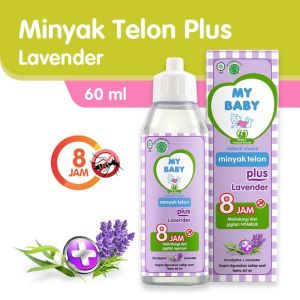 MY BABY Minyak Telon Plus - Lavender 60 mL | 90 mL | 150 mL || Minyak Telon Plus Bayi Anti Nyamuk || Tahan Lama Hingga 8 Jam