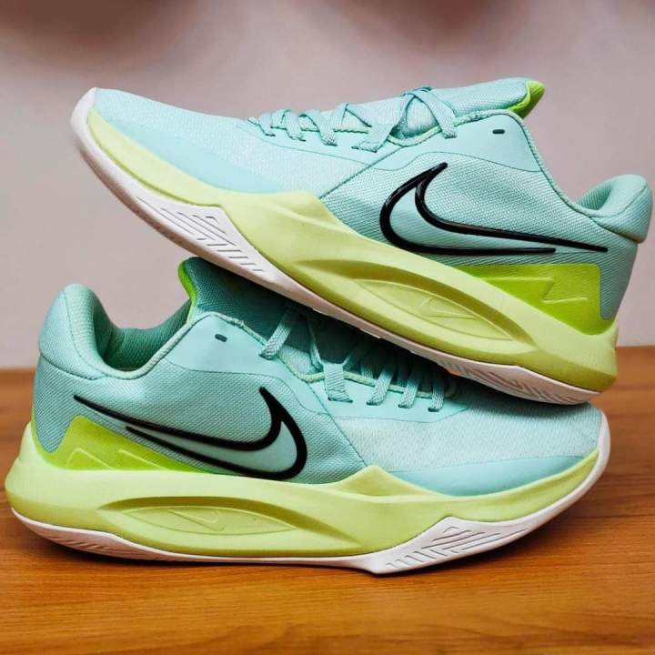 Fluorescent green outlet basketball shoes