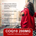 Alliwise Viên nang Coenzyme Q10 CoQ10 200mg Chất chống oxy hóa cho sức khỏe tim mạch và hỗ trợ miễn dịch, sản xuất năng lượng. 