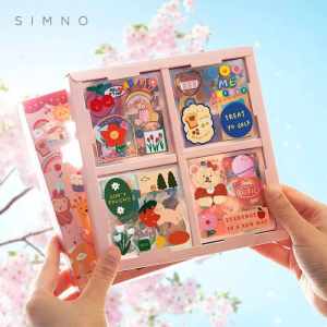 100pcs No Repeating Sticker Cute Waterproof Stickers Water Bottle Diary Notebook Journal Scarpbook Phone Gift Kids Girl手机水杯贴纸可爱手帐贴纸防