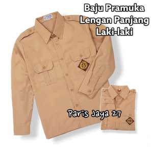 SERAGAM SEKOLAH BAJU PRAMUKA PENGGALANG LENGAN PANJANG/PENDEK KEMEJA PRAMUKA SEKOLAH SD/MI KELAS 1-6