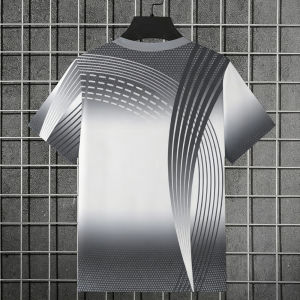 [Local Stock] VCC Men Gradient Sport T-shirt Quick Dry Breathable Short Sleeve Round Neck Tee Running Fitness Training Jersey Outdoor Sports Tops