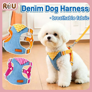 Pets Leash Harness Dog Leash Cat Leash Adjustable Breathable Vest With Leash Set Puppy Harness