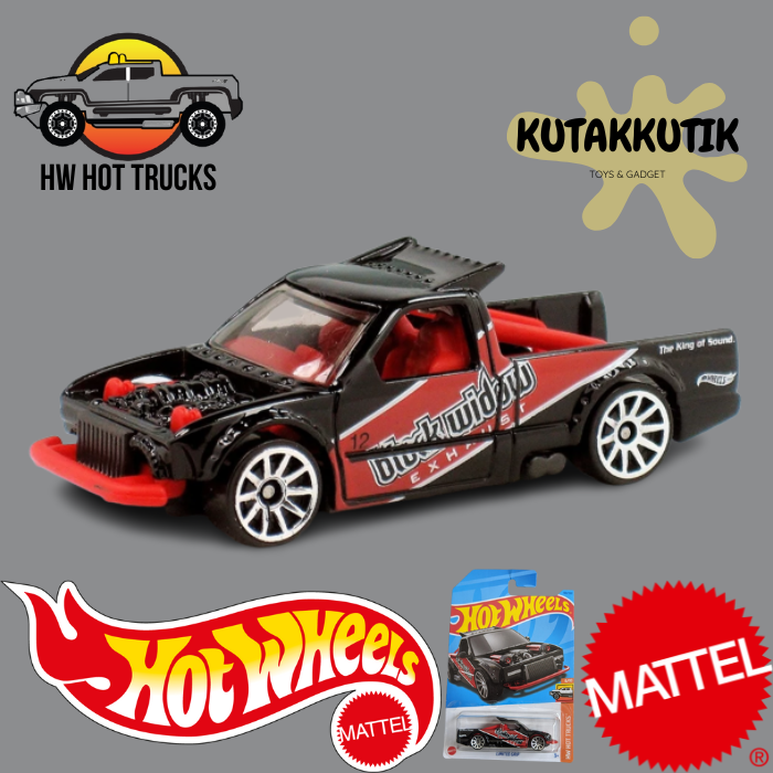 Hot Wheels Mobil Pickup Truck Limited Grip Hitam HW Hot Trucks