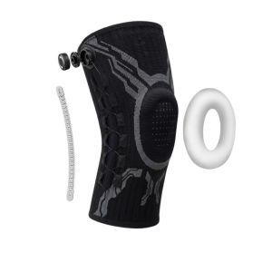 Professional Knee Braces Support for Knee Pain Compression Sleeve with Adjustable Button Meniscus Tear Arthritis Pain Relief Injury Recovery Elastic Knee Sleeves Joint Wrap Protector