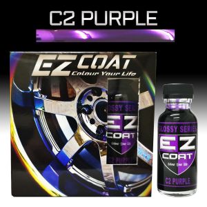 EZ Coat Purple DIY COLOR Car Rim Chrome Part