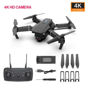 JUSTODO Single/Dual Mini Drone E88 E99 4K HD Camera RC Helicopter Toy WiFi FPV Wide-Angle HD Altitude Hold Foldable Quadcopter