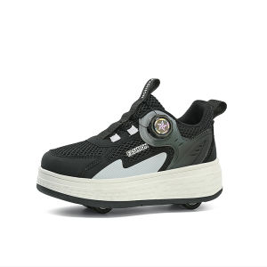 Heelys Boys Automatic Contraction Four-Wheel Deformation Boys The Skating Shoes Roller Childrens Invisible Skates