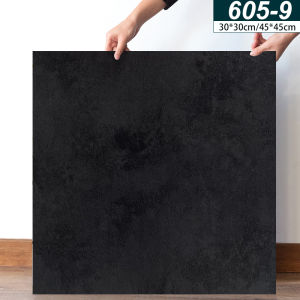 【COD/Original】3D Vinyl Marble Floor Sticker Tiles 30x30cm 45x45cm Self Adhesive  Pvc Flooring Stickers Waterproof Anti-Fouling For Office RoomBedroom Dining Room And Kitchen