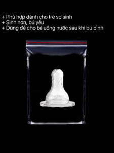 [ 292 - Núm P ] Hộp 2 núm ty thay thế bình sữa Dr.Browns cổ thường dòng Options Plus cỡ Preemie