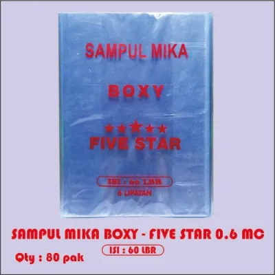 SAMPUL BUKU PLASTIK KWARTO & BOXY/SAMPUL PLASTIK/isi 10psc
