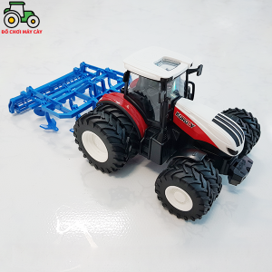 : Máy kéo 210 HP – Bánh đôi + Dàn cày Điều khiển từ xa (RC) xe máy cày đồ chơi xe nông trại MK16BDDC