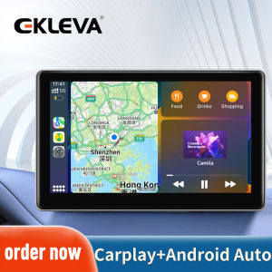 Ekleva Phổ 7 Inch 4K xe hơi Camera hành trình Camera DVR đầu phát video Không Dây Carplay Và Android Tự Động Màn Hình Cảm Ứng Cho Nissan xe TOYOTA