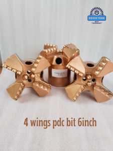 Mata bor pdc 4wings 6inch  high quality