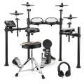 Donner DED - 200 Electric Drum Set | Drum Elektrik with Audio Line. 