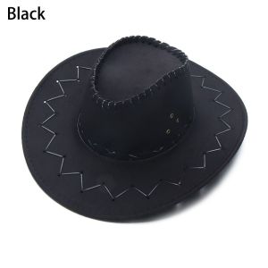 FLORI Accessories Fancy Dress Panama Jazz Hat Felt Fedora Hat Suede Cowboy Hat Wide Brim