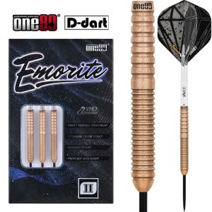 ONE80 STEEL TIP DART - 22G/24G Emorite-02 VHD 90% TUNGSTEN STEEL DARTS (ARROW DART KELULI)