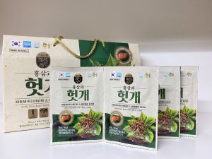 Nước Bổ Gan Hồng Sâm Nonghuyp Hàn Quốc hộp 30 gói x 50ml - Mát gan giải độc