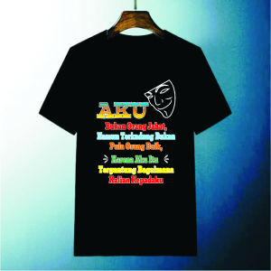 KAOS ATASAN DISTRO OBLONG DEWASA PRIA LENGAN PENDEK KEKINIAN XS-XXL-DTF-577 KAOS KEREN