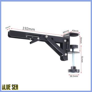 bluesea L-shaped Foldable Desktop Bracket Heavy-duty Punch-free Space-saving Desktop Extension Plate Rack Hardware Accessories