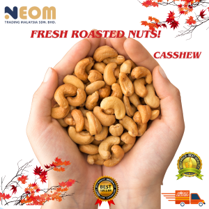 NEW STOCK! CASHEW NUTS ROASTED/KACANG GAJUS PANGGANG - (200G - 300G - 500G - 1KG)