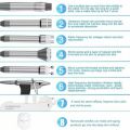 Hydra 8in1 vanadium titanium rf led mask setrika wajah dingin ultrasound detox bio rf oxygen spray. 