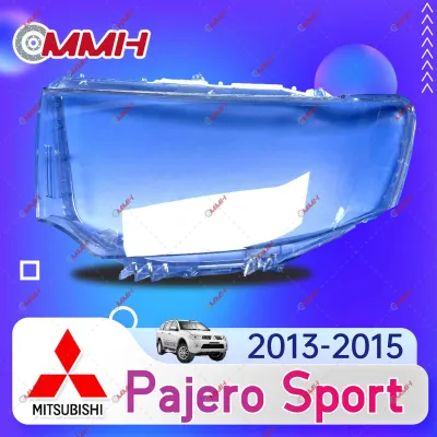 Mitsubishi Pajero Sport montero 2008-2015 เลนส์ไฟหน้า ฝาครอบไฟหน้า ไฟหน้ารถยนต์ ไฟหน้าสําหรับ ฝาครอบไฟหน้าตรงรุ่น ฝาครอบเลนส์ headlamp cover ไฟหน้า โคมไฟหน้า