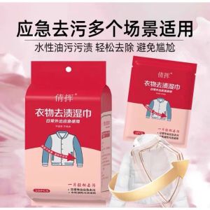 20-Pack Multipurpose Stain Remover Wipes Antibacterial Fragrance-Free Quick-Dry for All Surfaces