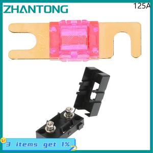 ZHANTONG 1 Set 20V 30V 40A 50A 60A 70A 80A 100A 125A 150A 200A ANS Trumpet Fork Plug Fuse Bolt Fixed Insurance And ANS-8 Safety Plate Base