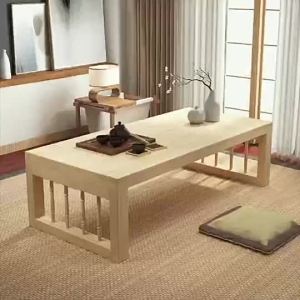 Solid Wood Coffee Table Small Apartment Office Tea Table Calligraphy Writing Desk Living Room Small Coffee Table Japanese Tatami Small Table t1kK