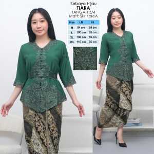 Atasan Kebaya Bordir Tiara Elegan Mewah Lengan 3/4 Aneka Warna Cantik | Pakaian Wisuda Acara Pesta Kondangan Lamaran Akad Nikah Modern Wanita Remaja Dewasa Kekinian